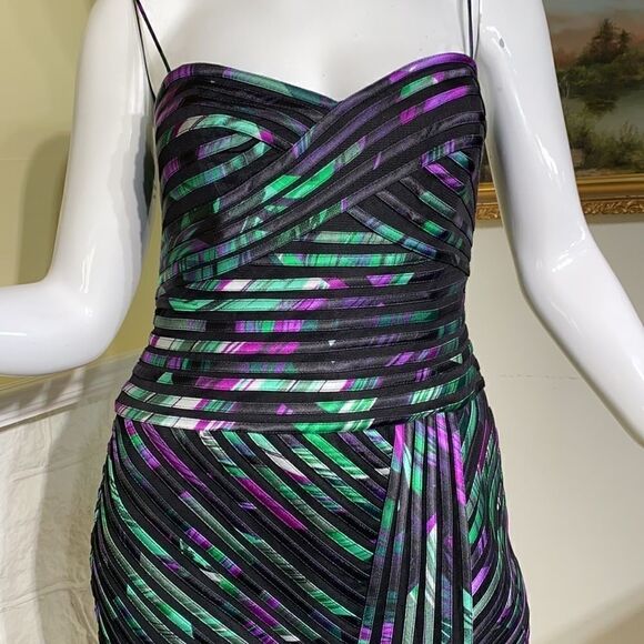Cache Sexy Bandage Multicolour Cocktail Dress - Picture 5 of 13